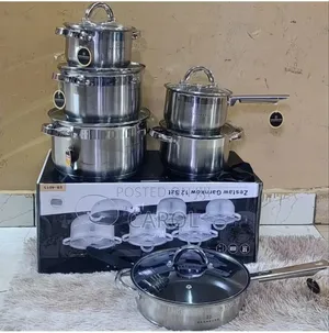 *12pcs Edenburg Stainless Steel Cookware Set Available
