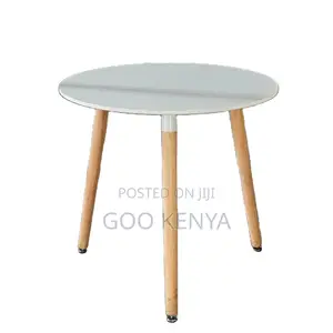 Home Table; Solid Wood Round Dining Table – Three-leg Design