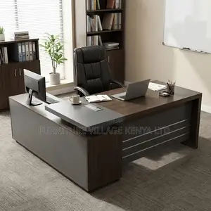 Executive Desks| 1.6 Meters L-shaped Office Table With Drawers