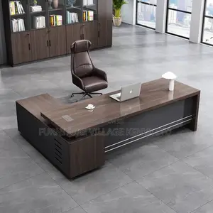 Executive Desks| 1.6 Meters L-shaped Office Table With Drawers