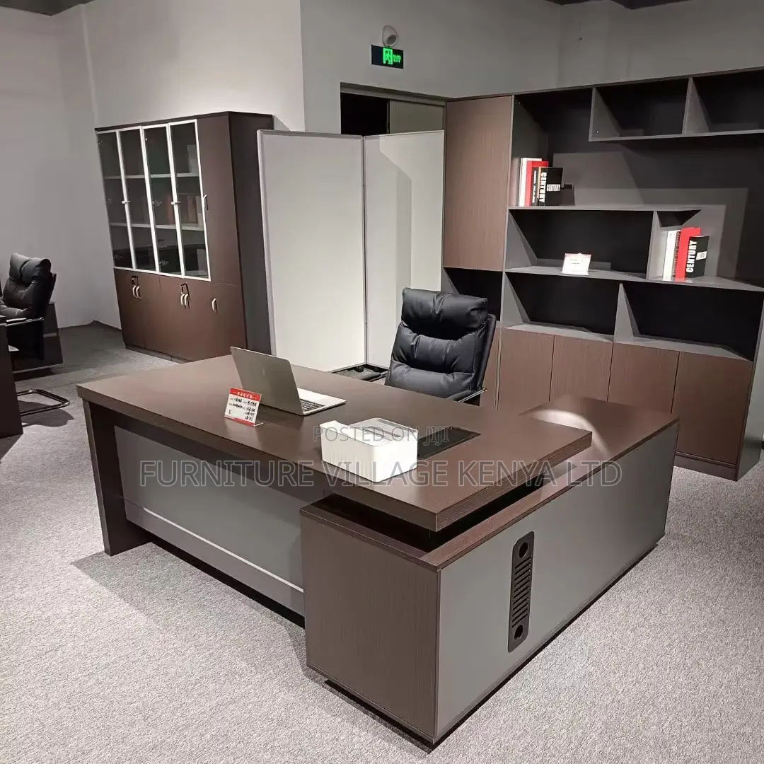 Executive Desks| 1.6 Meters L-shaped Office Table With Drawers