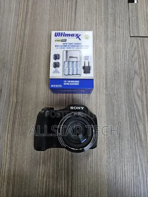 Sony Cyber-Shot DSC-H300 Digital Camera, With Ultimax Batteries