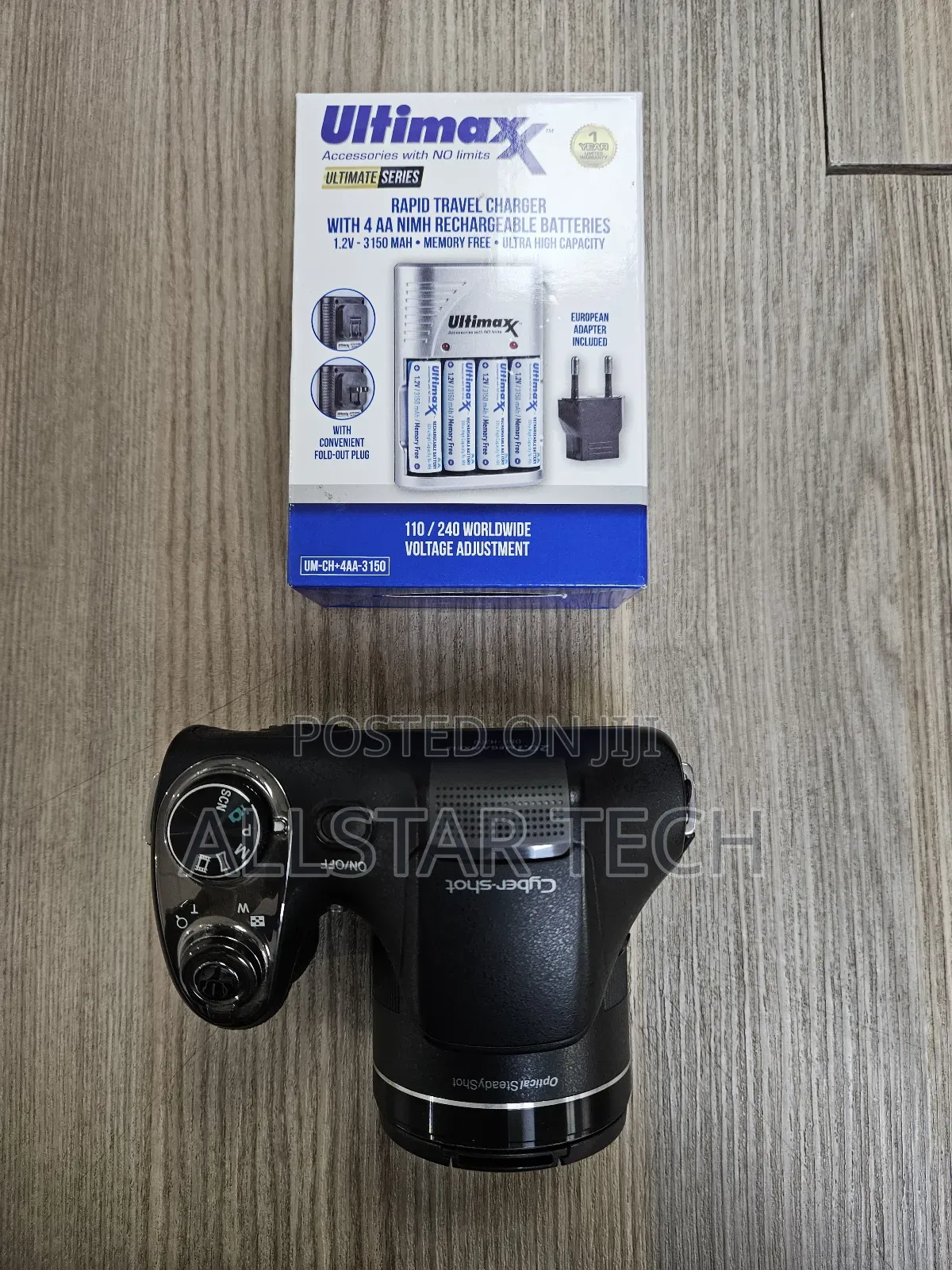 Sony Cyber-Shot DSC-H300 Digital Camera, With Ultimax Batteries