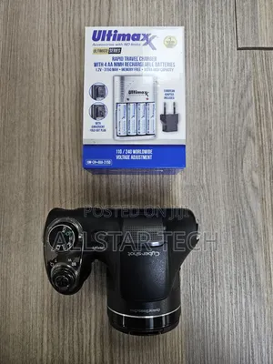 Sony Cyber-Shot DSC-H300 Digital Camera, With Ultimax Batteries