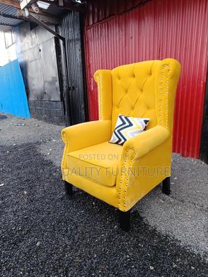 Mastered Yellow King Chair - main view