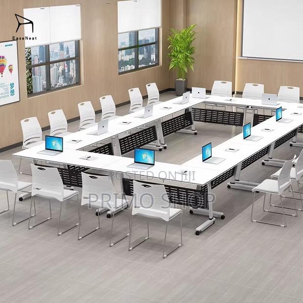 Standing Desks: Modern Foldable Meeting Table With Wheels - thumbnail 3