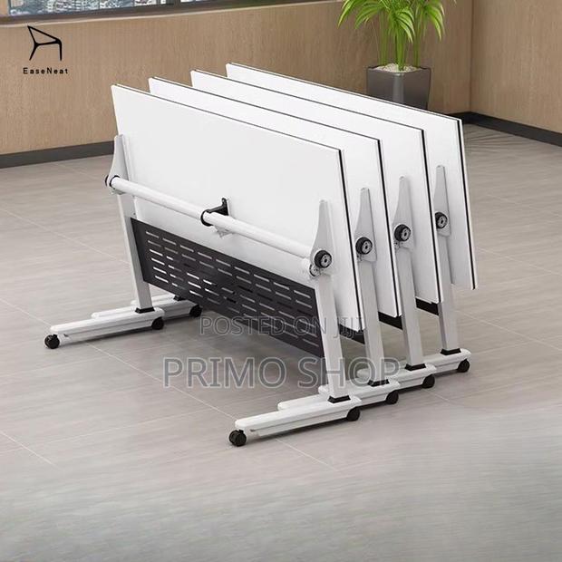 Standing Desks: Modern Foldable Meeting Table With Wheels - thumbnail 4