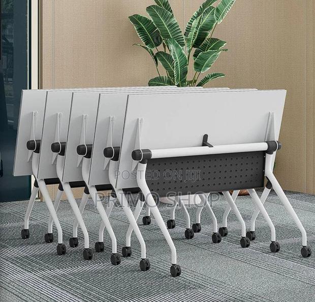 Standing Desks: Modern Foldable Meeting Table With Wheels - thumbnail 9