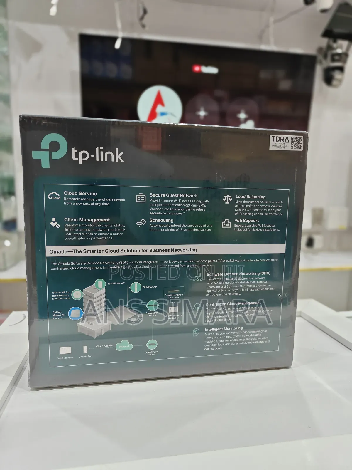 Tp-Link Omada Eap110 300 MBPS Wireless N Ceiling Mount Access Point.