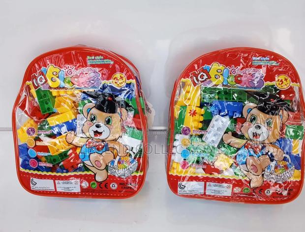 130pcs Red Rabbit Blocks - main view