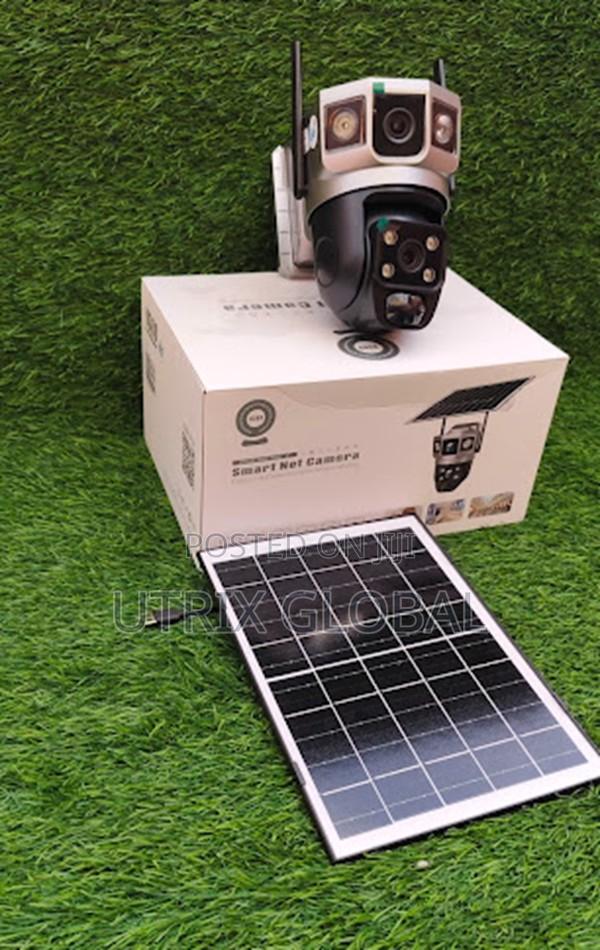 V380 Pro Solar Dual Lens Wifi Outdoor Cctv Camera