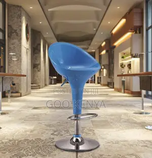 Home Kitchen Stool; Plastic Chair With Adjustable Height & Footrest