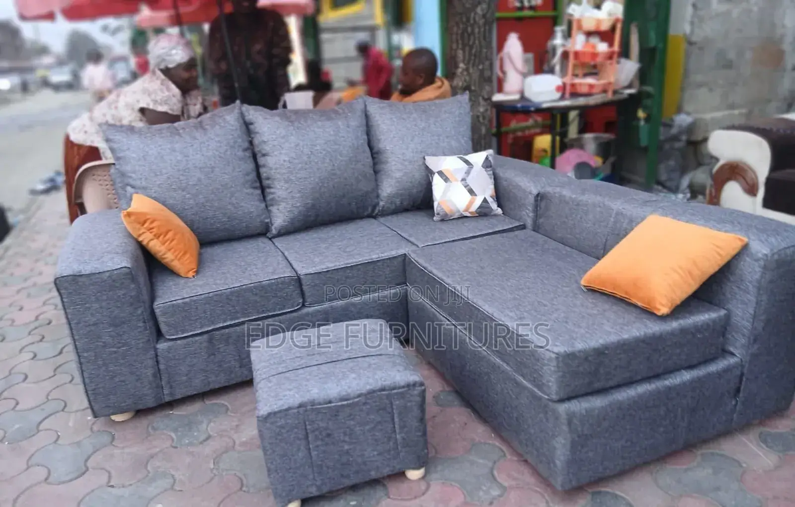Light Grey 5seater L Shaped Sofa