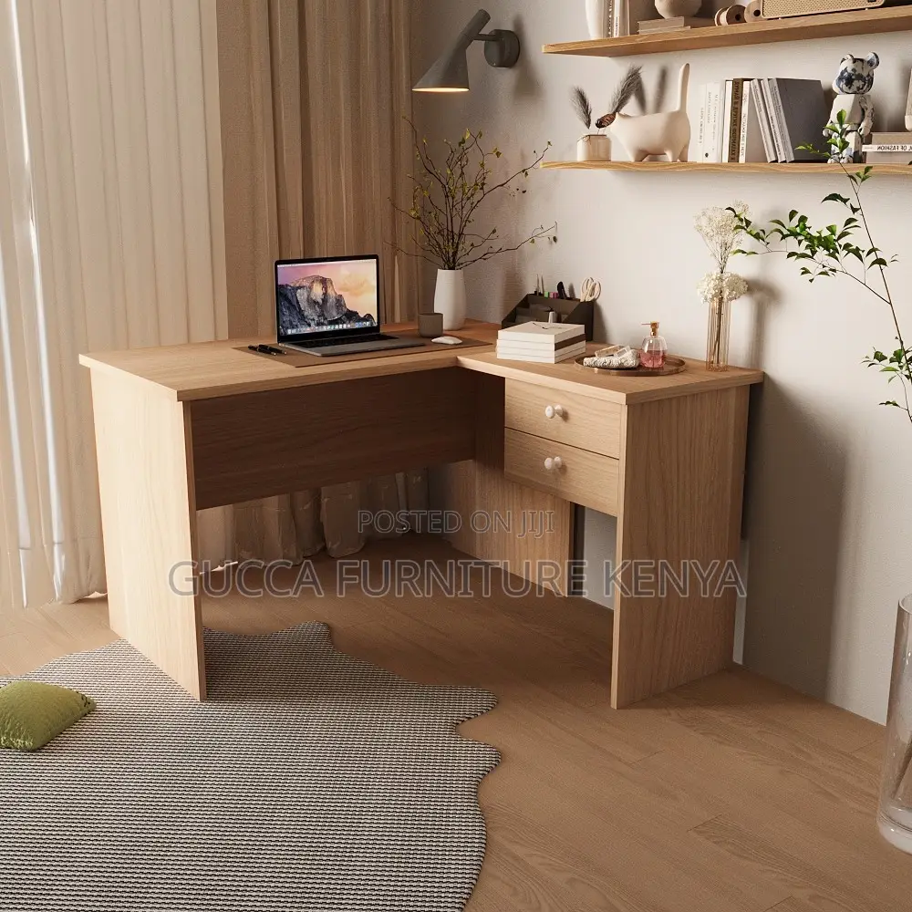 Customized 1400mm L Shape Corner Table