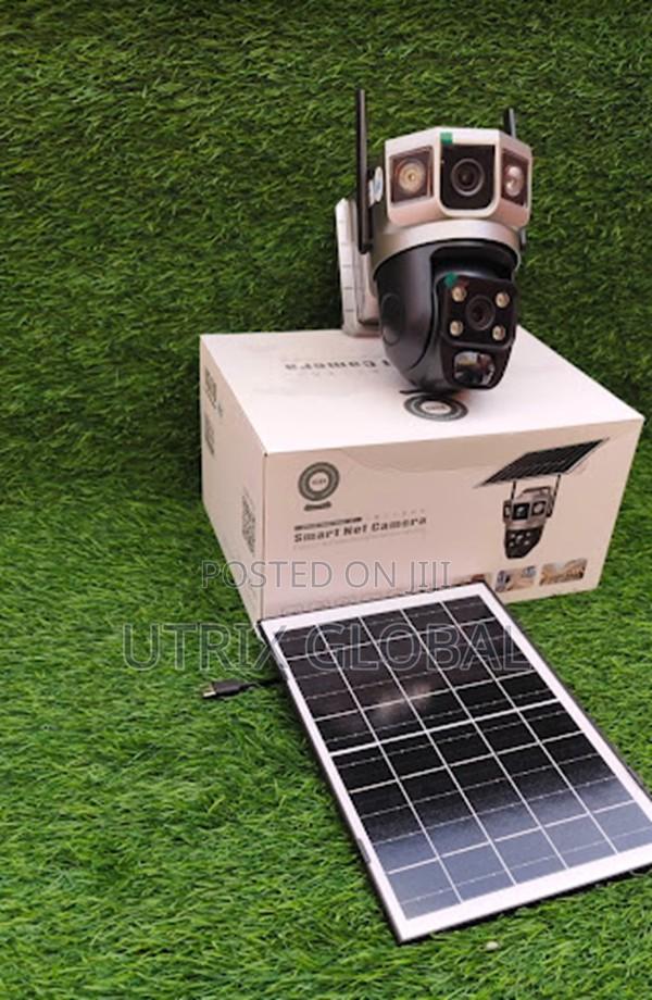 V380 Pro Ptz Dual Lens Solar Wifi Home Security Camera