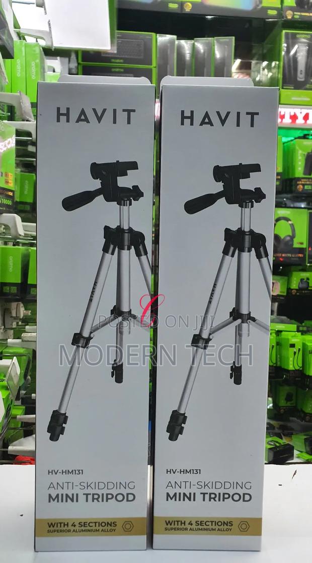 Havit Tripod With 4 Sections Superior Aluminium Alloy Contractive - thumbnail 2