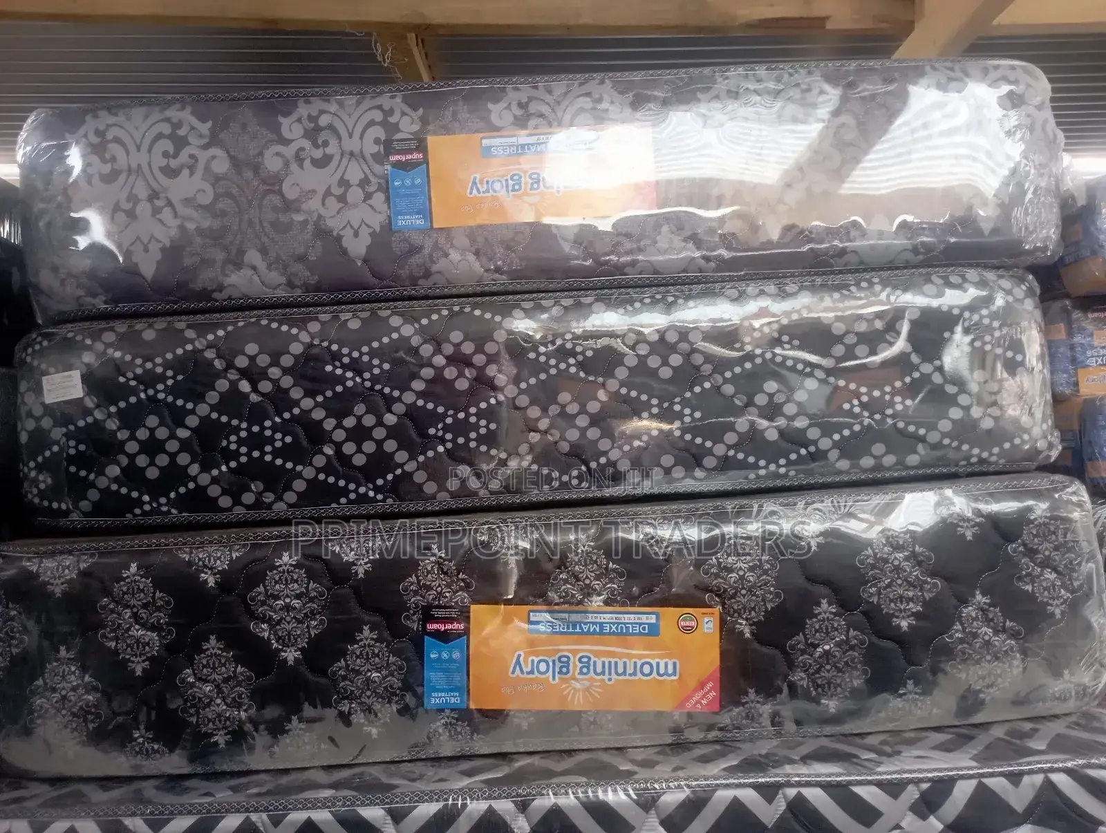 Superfoam Morning Glory 4*6*12 - Medium Density Mattress Quilted