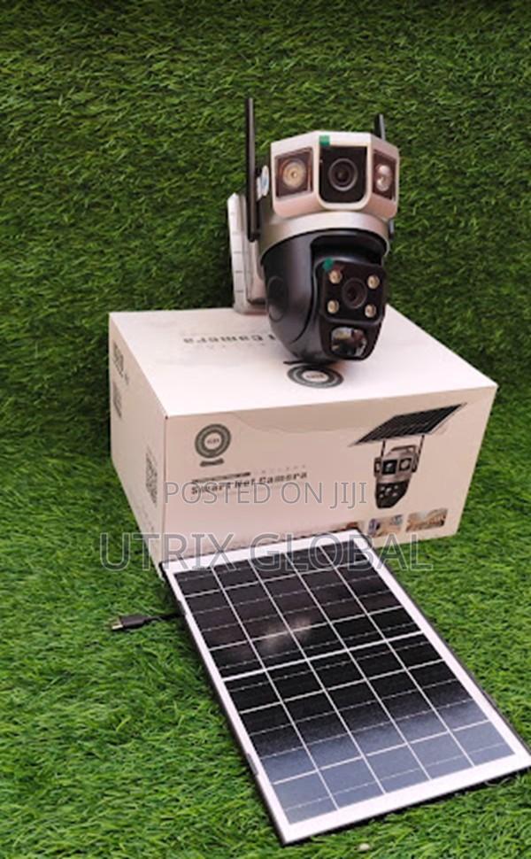 V380 Pro Solar Powered Wifi Ptz Cctv Camera