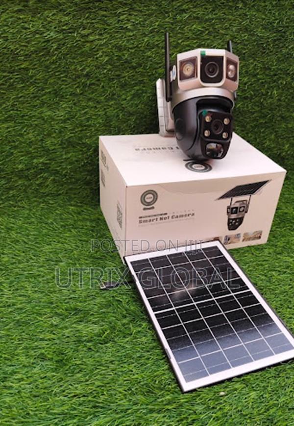 V380 Pro Dual Lens Solar Wifi Smart Surveillance Camera