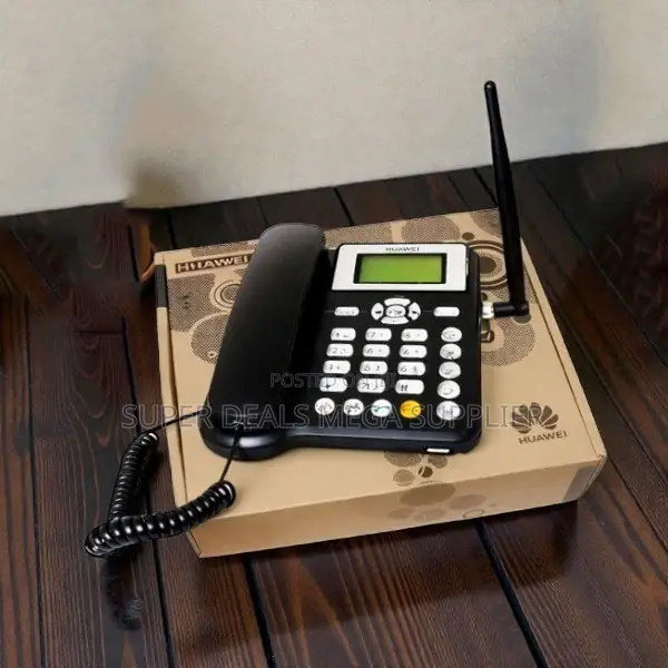 Large Battery Huawei Sim Card GSM Desktop Phone Fixed Landline Device