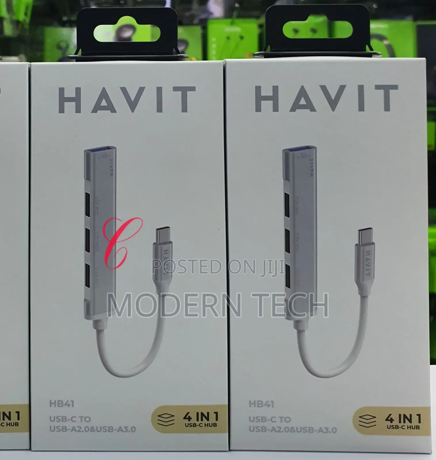 Havit Usb-C Hub Hb41 4-in-1 Power Hub