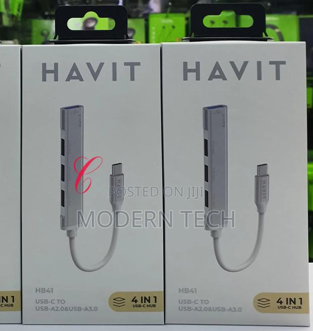 Havit Usb-C Hub Hb41 4-in-1 Power Hub - main view