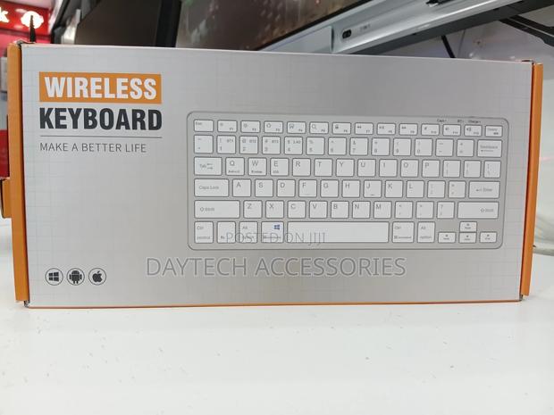 2.4ghz Ultra-Slim Wireless Keyboard - White - main view
