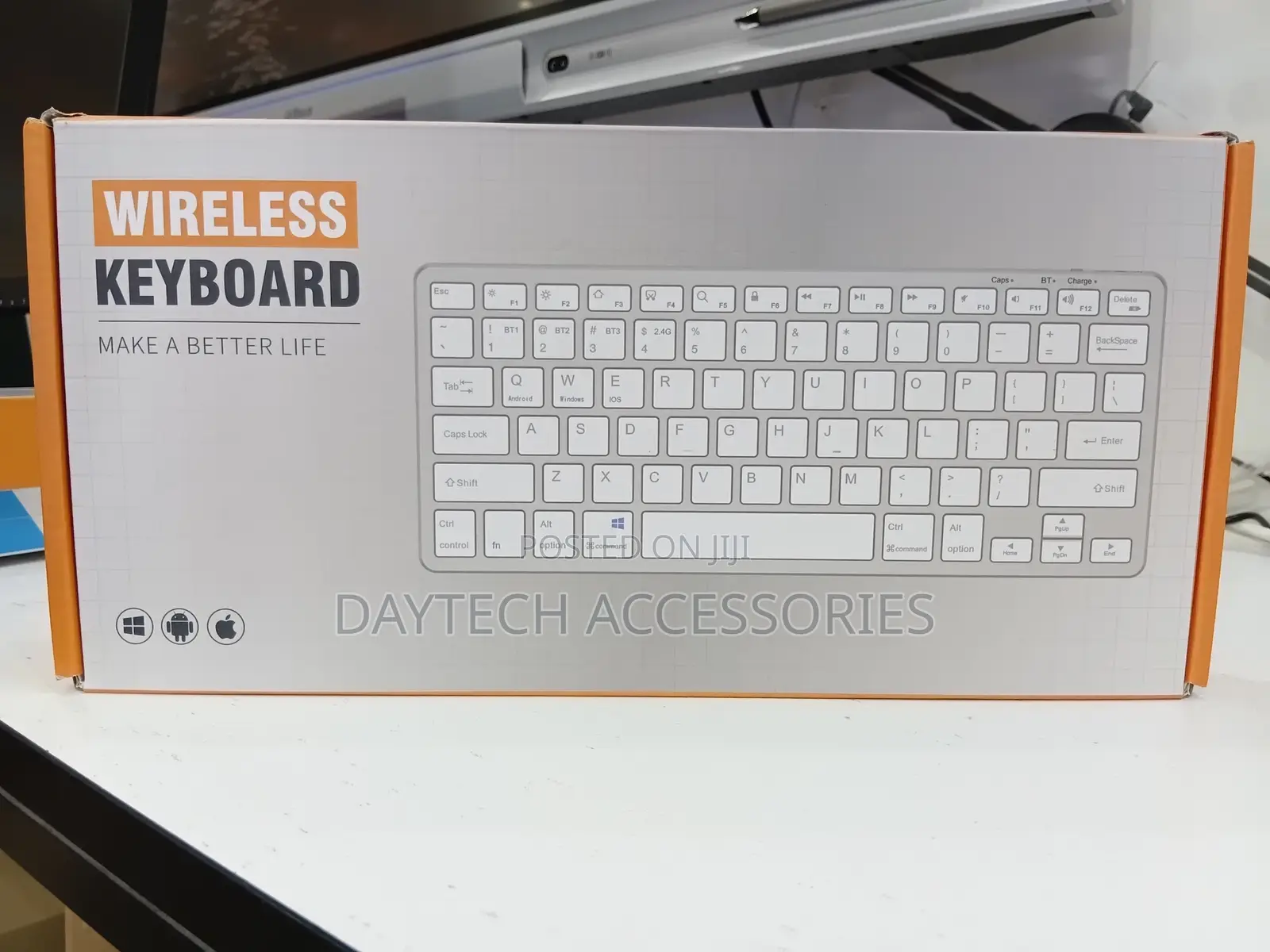 2.4ghz Ultra-Slim Wireless Keyboard - White