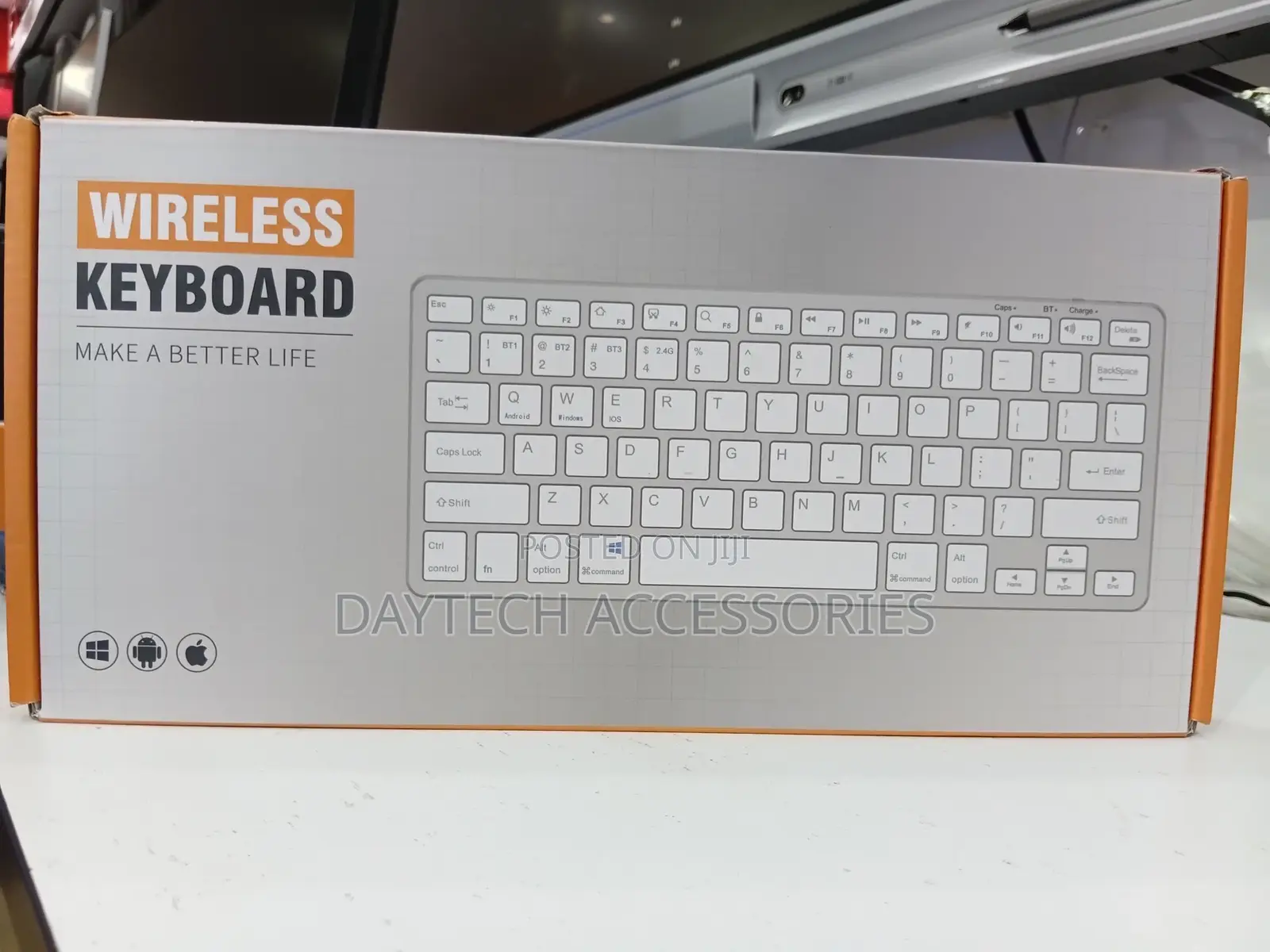 2.4ghz Ultra-Slim Wireless Keyboard - White