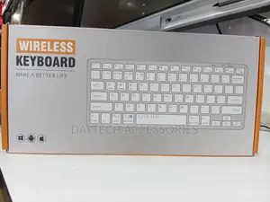 2.4ghz Ultra-Slim Wireless Keyboard - White
