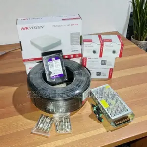 Hikvision 4 Channel CCTV 1080p Hd Kit Indoor Outdoor Smartphone Access