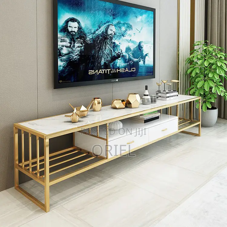 Tv Stand : Modern Marble Tv Stand Console