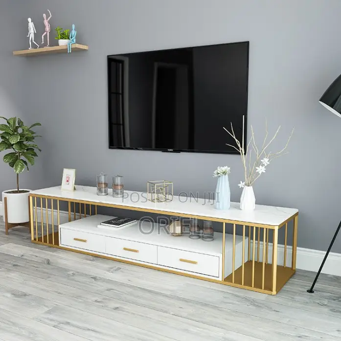 Tv Stand : Modern Marble Tv Stand Console