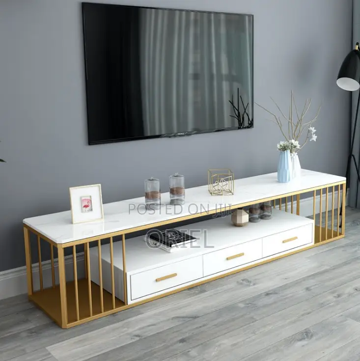 Tv Stand : Modern Marble Tv Stand Console
