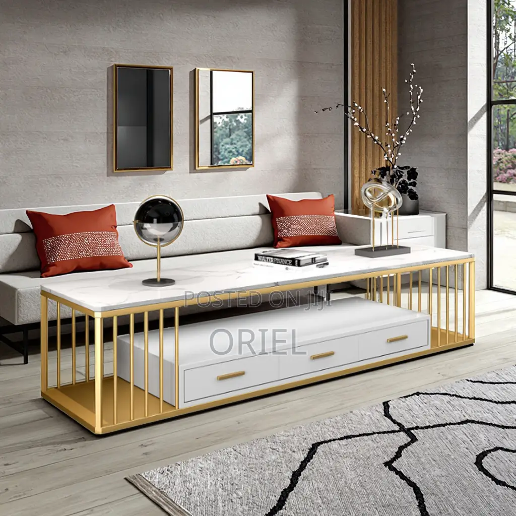 Tv Stand : Modern Marble Tv Stand Console