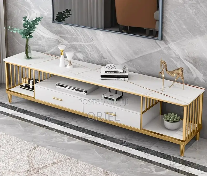 Tv Stand : Modern Marble Tv Stand Console