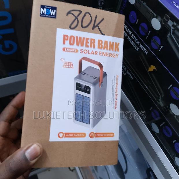 Quality Powerbank 80000 Watts Both Solar and Electricity - thumbnail 2