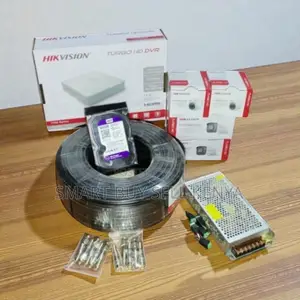 4 Hikvision Full Hd CCTV System Kit Night Vision Support Waterproof