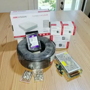 Hikvision 4 Camera Security Kit 1080p Hd Smartphone Live View DVR