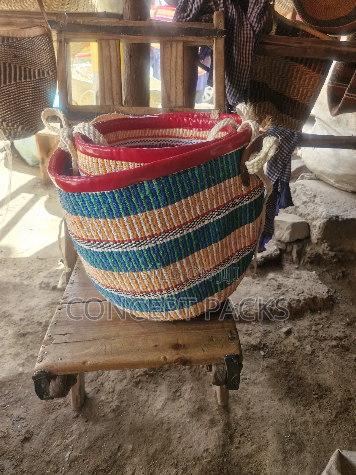 X Large Ceremonial Hand Crafted Kiondos Traditional Bags