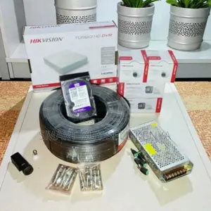 Hikvision 4 Cameras 1080p Security System Kit Night Vision Waterproof