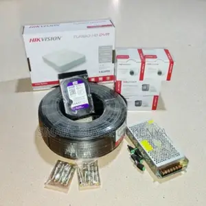 4 Hikvision 1080p Hd CCTV Cameras Kit Mobile App Remote Monitoring