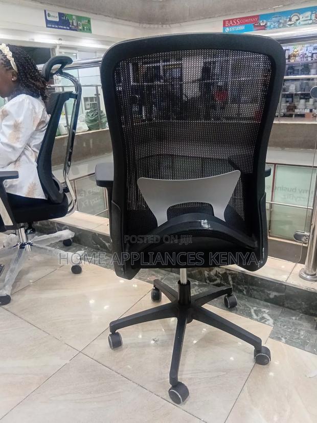 Mesh Office Chair ~ Mid Back, - thumbnail 2