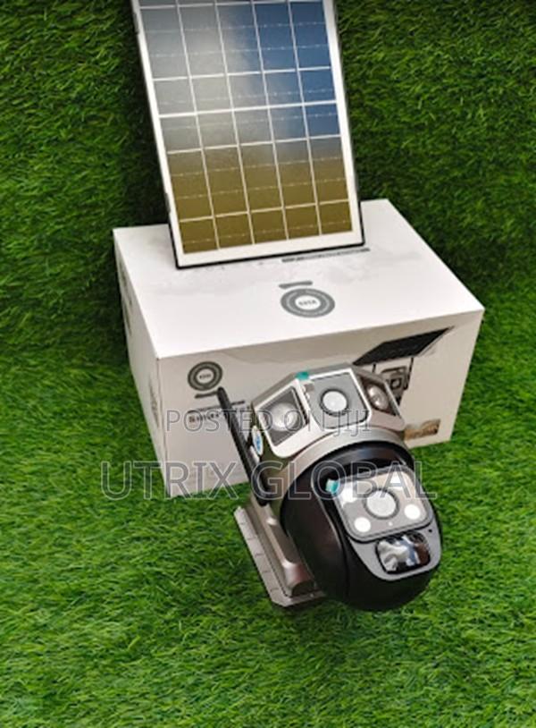 V380 Pro Solar Powered Dual Camera Wifi Cctv - main view