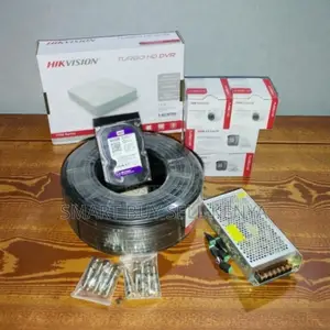 Hikvision 4 Channel CCTV Kit 1080p Hd Night Vision Smartphone Access