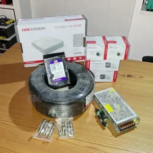 Hikvision 4 CCTV Cameras 1080p Hd Kit Easy Installation Indoor Outdoor