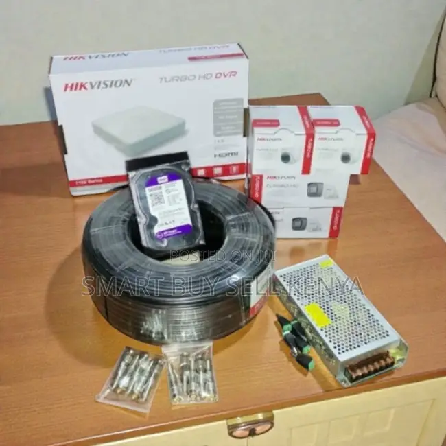 Hikvision 4 Cameras 1080p CCTV Kit With High-Clarity Image Capture