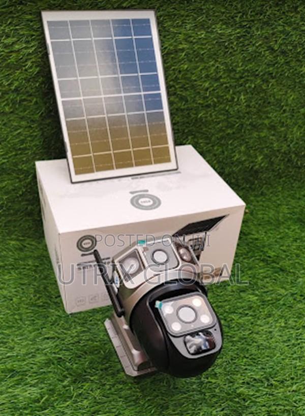 V380 Pro Solar Powered Wifi Dual Lens Camera