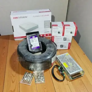 Hikvision 4 Cam 1080p DVR Kit Motion Detection Waterproof CCTV Set