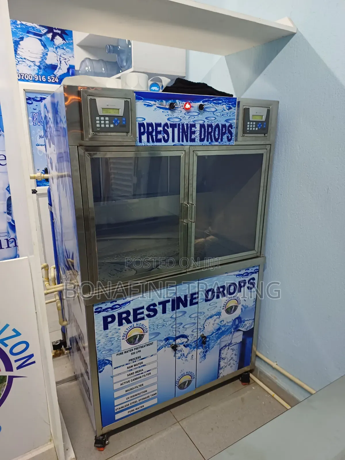 2 Taps Water Vending Cabinet